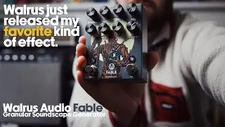 Walrus released my favorite effect! | Walrus Audio Fable Granular Soundscape Generator Demo