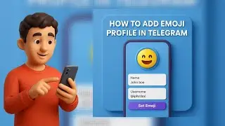 How to Add Emoji Profile in Telegram | Telegram Emoji Profile Picture Set Kaise Kare
