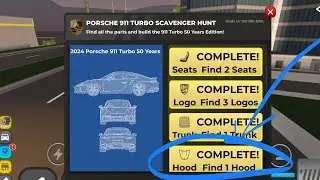 How to Find Hood Car Part in Roblox Driving Empire! Porsche Event!