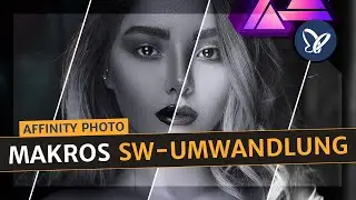 Affinity Photo Tutorial – Makros zur automatischen Schwarz-Weiß-Umwandlung anwenden