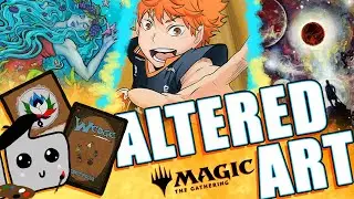 Bleach, Haikyuu!!, Lord of the Rings, & more -  Amazing MTG Altered Art!