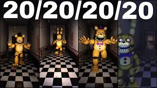 ONLY 4% PLAYER HAS BEAT 20/20/20/20 MODE (Those Night at Fredbear) (Part 4)