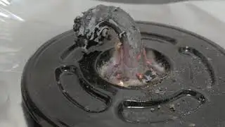 Химические опыты дома. Змея фараона и вулкан Бёттгера.