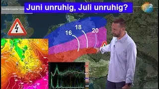 Aktuelle Gewitter- & Unwetterlage - Gewitter-Trend bis Freitag. Wetterlagen-Trend bis Anfang Juli.