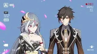 [Genshin x HI3 MMD] Heart Dance - Fu Hua & Zhongli