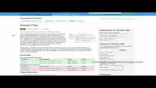 module filter drupal module