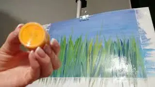 Рисуем маки. Гуашь, интуитивная живопись