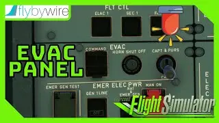 EVACUATION PANEL EXPLAINED | Microsoft Flight Simulator | A32NX | Development Version