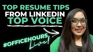 TOP RESUME TIPS IN 2021 FROM A LINKEDIN TOP VOICE