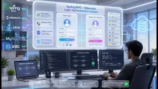 🔐🔥 Full Stack Java Project | Login & Registration System Using Spring MVC + Hibernate