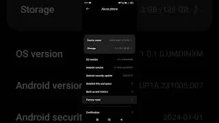 How To Factory Reset Redmi 12 Pro |  #factoryreset