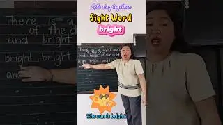 Sight Word bright #reading #spelling #vocabulary #english #education
