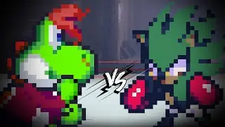 Sebshi vs Resly | Short Fight | Sprite Animation