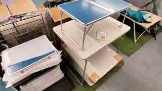 Furniture at Decathlon store - Table, Chair, Tent and bed