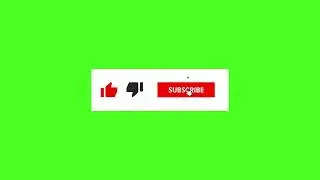 Greenscreen Subscribe Like Animation Button | No Copyright #greenscreen #subscribe #youtube #like