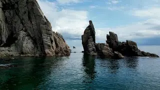 Бухта Ежовая Лазовский район потрясающие скалы