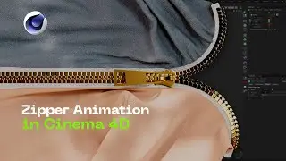 Zipper Animation in Cinema 4D