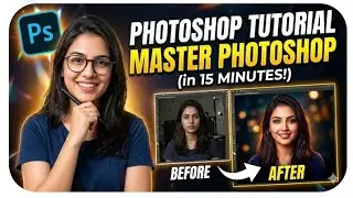 Adobe Photoshop Tutorial in Hindi | Rectangular Marquee Tool | Single Row Marquee Tool | MarqueeTool