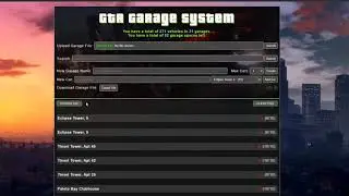 Simple GTA Garage System