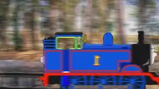 Thomas the tank engine goes as fast like Sonic!