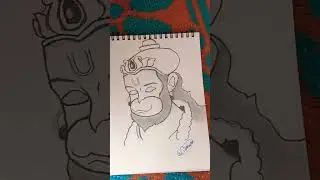 #sketch #hanuman #drawing