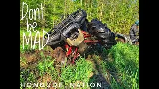 Honda WALKS On Can Am - Rubicon VS Renegade/Outlander -  ATV Mudding