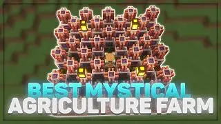 Build the BEST Mystical Agriculture Farm in FTB Skies 2 (Feed The Beast)