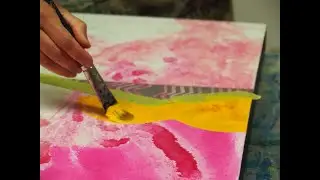 Visiting the studio of artist Chin Yuen, maximalist painter based in Canada