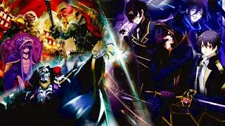 All Images of Sid and Ainz in the Anime and Light Novel Rising in the Shadows and Overlord.