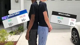 Finally finding out who's taller