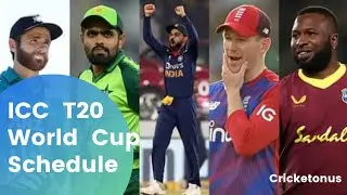 ICC T20 World Cup 2021 Schedule | Time Table | T20 World Cup 2021 | world cup | Cricketonus