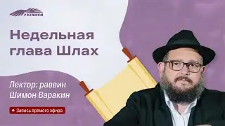 Недельная глава «Шлах». Раввин Шимон Варакин.