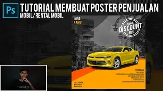 TUTORIAL MEMBUAT POSTER PENJUALAN MOBIL/RENTAL MOBIL | MUDAH DAN SIMPEL | STREAMING PAGI !!!