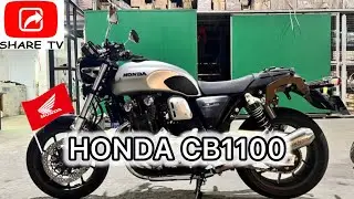 MODERN CLASSIC HONDA CB1100 on an ARROW Full Exhaust SYSTEM @sharetvph