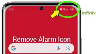 Alarm Icon Remove In Infinix Mobile | How To Remove Alarm Icon From Notification Bar In Android