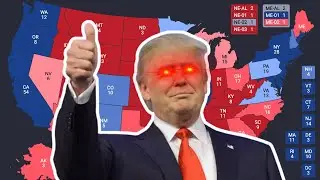 2024 Election Map Prediction Based On Current Polls | Trump vs. Biden [February 2024]