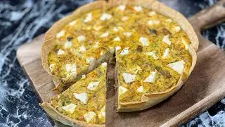Prenez les restes du frigo et faites cette quiche Sans pâte feuilleté, Sans pate brisée 🥧