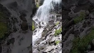 КБР, водопад Девичьи косы #водопад #горы #туризм #приэльбрусье