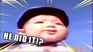 Asian kid falls from a bike (GOOD ENDING)