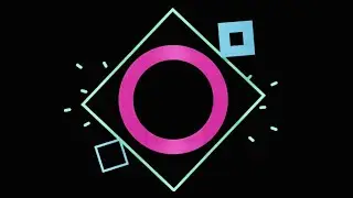 Geometry 📐 spots Green Screen Animation (4K) || Green Screen videos ||