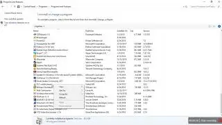 How to uninstall a Program