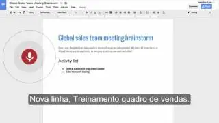 Editar e formatar Google Docs apenas com voz