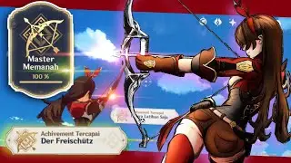 Guide • Genshin Impact BOW MASTER Achievement (MASTER MEMANAH ACHIEVEMENT TIPS)