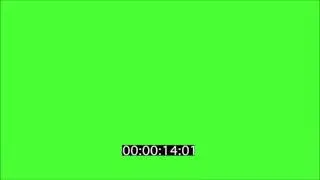 Clock count Greenscreen