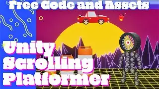 Unity Game Tutorial Side-Scrolling Platformer Code and Assets Include