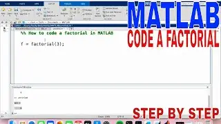 ✅  How To Code A Factorial In MATLAB 🔴