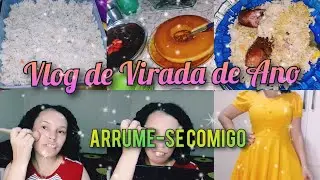 Vlog/Especial véspera e Ano Novo,arrume-se comigo,jantar especial 😍#vlog