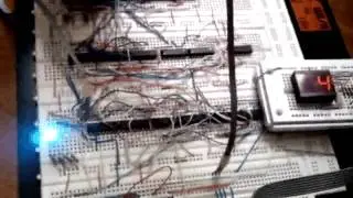 Sumador 3 bits con decodificador BCD y display