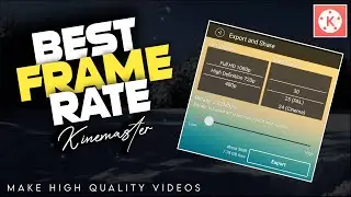 How to Export Best Quality Video | How to use Black Screen |  Smartcourse4u