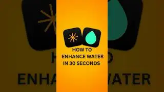 ENHANCE WATER in Luminar NEO (Only 30 seconds ⏱️)